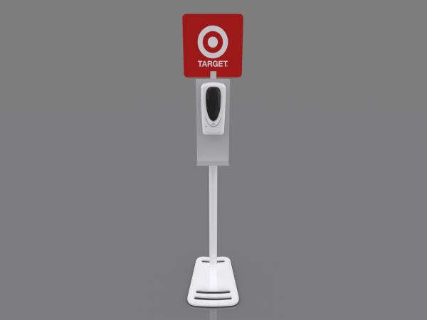 MOD-9003 Hand Sanitizer Stand with Graphic  -- Image 1 